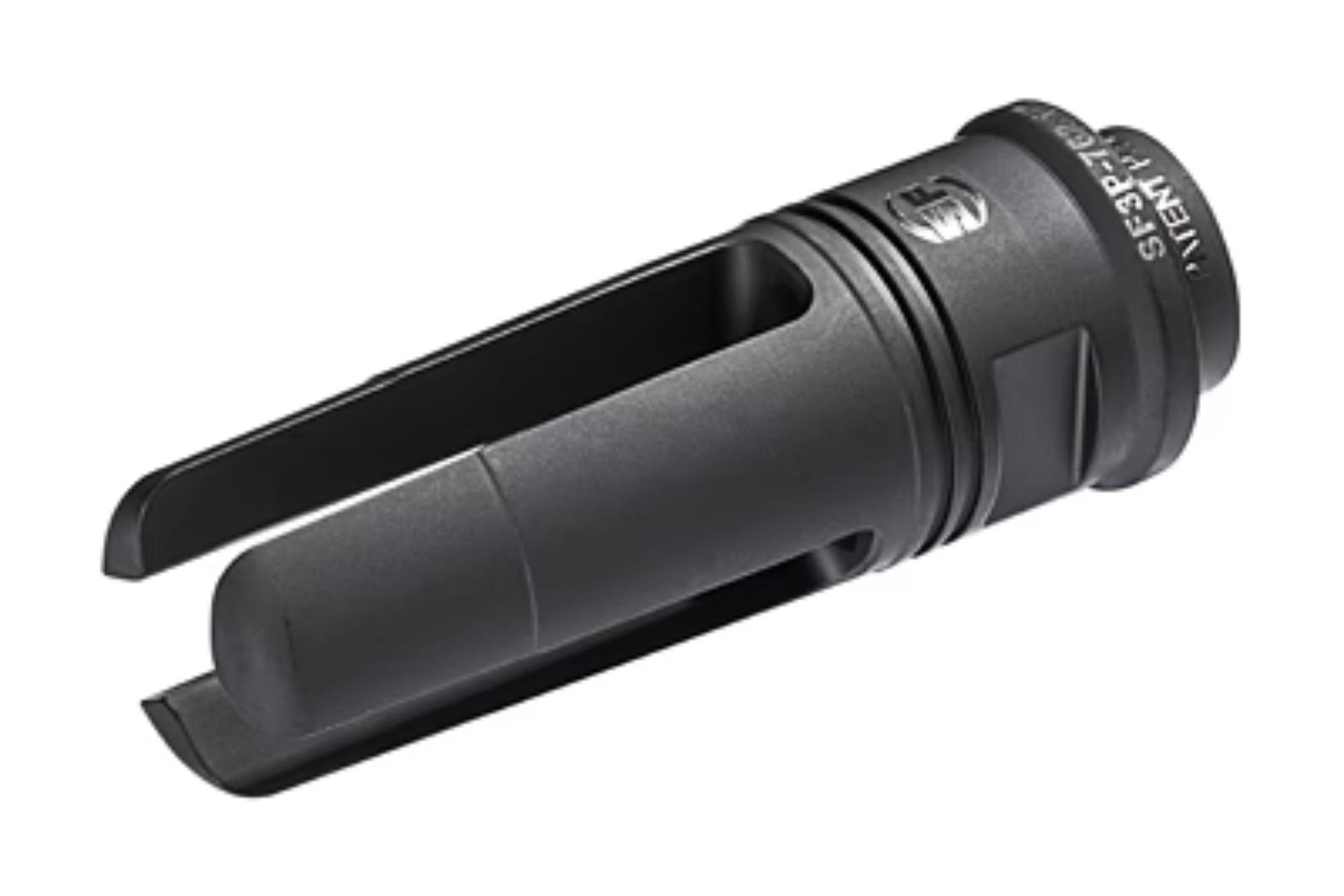 SureFire SOCOM 3-Prong Flash Hider Suppressor Adapter - 6mmARC / 5.56 - 5/8x24 - DLC - Open Box